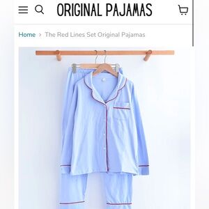 Original Pajamas RedLines Long Sleeve Set